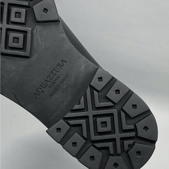 Aquazzura Saint Honroe Leather Combat Booties size 36.5 - Picture 12 of 12